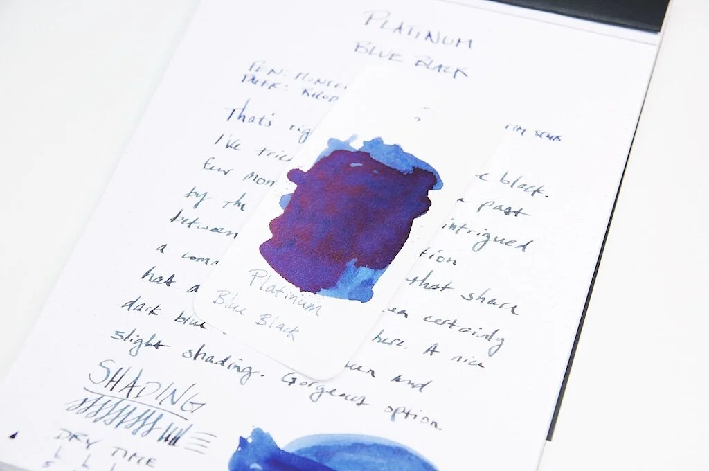 Montblanc permanent blue ink review outlet